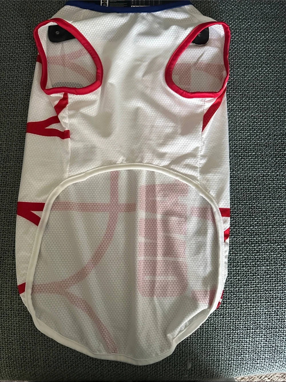 England FIFA White & Red Soccer Pet Jersey